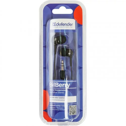 Наушники Defender BilBerry чёрный 