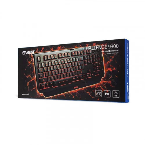 Клавиатура SVEN Challenge 9300 USB Gaming series black 