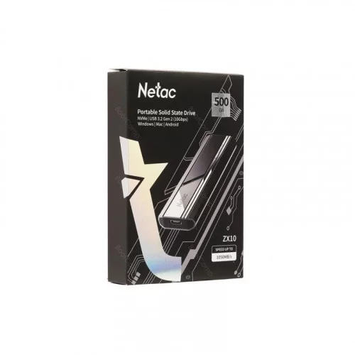 Жесткий диск SSD ext 500Gb Netac ZX10 NT01ZX10-500G-32BK 
