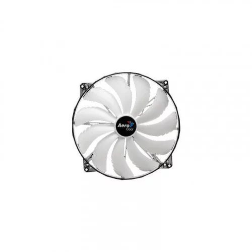 Вентилятор 200x200x25 Aerocool Silent Master White LED (AEROSM-20WL) 