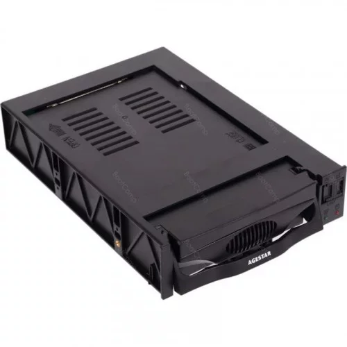 Сменный бокс для HDD AgeStar SR3P-S-1F-BK черный 