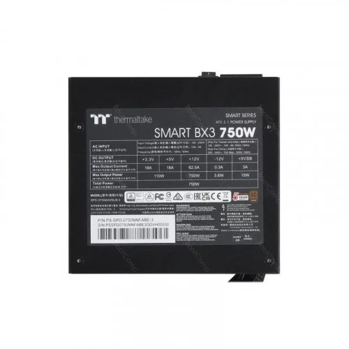Блок питания Thermaltake 750W Smart BX3 (PS-SPD-0750NNFABE-3) 