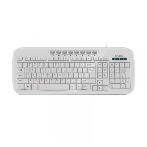 Клавиатура SVEN KB-C3050 White USB 