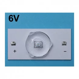Подсветка ТВ 32-65” 6V 1 LED на плате, с линзой 6В                                                                                                                                                                                                        