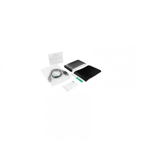 Мобильные шасси GEMBIRD EE2-U3S-2-S silver USB 3.0 2.5'' enclosure 