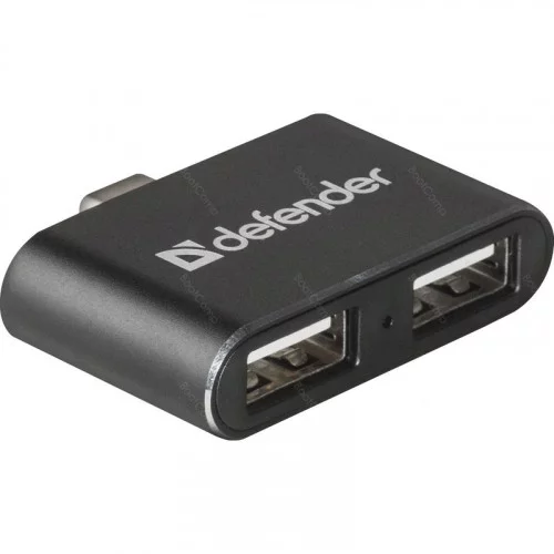 Универсальный USB разветвитель Defender Quadro Dual 83207 