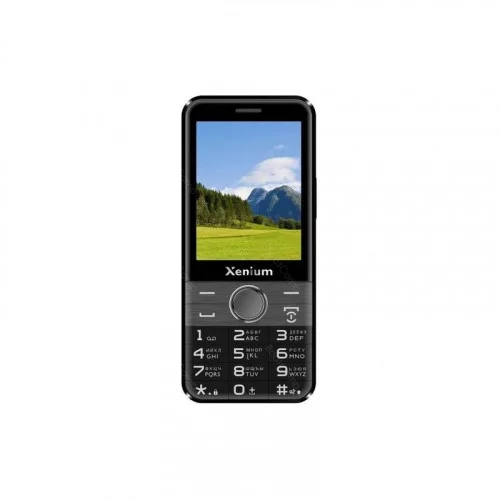 Телефон мобильный Xenium X800 черный 