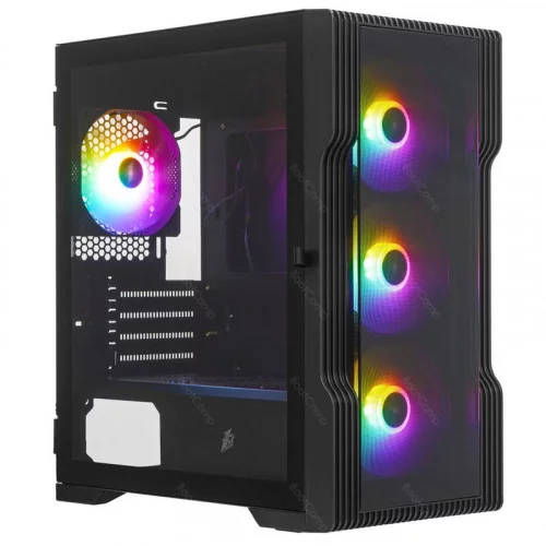 Корпус 1STPLAYER TRILOBITE T3-G (T3-G-BK-4F1) черный 