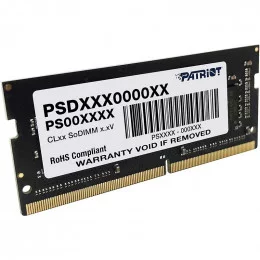Оперативная память DDR4 SODIMM 4Gb 2400MHz Patriot PSD44G240082S                                                                                                                                                                                          