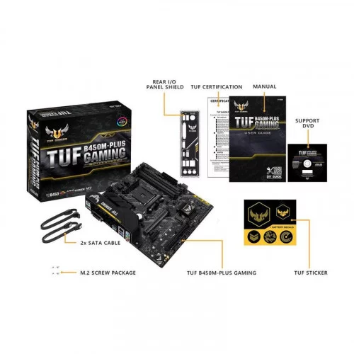 Материнская плата Asus TUF B450M-PLUS GAMING 