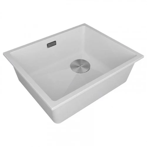 Кухонная мойка PAULMARK LUMI 55UNI-SKEW-WH (LU55SK-WH) белый 