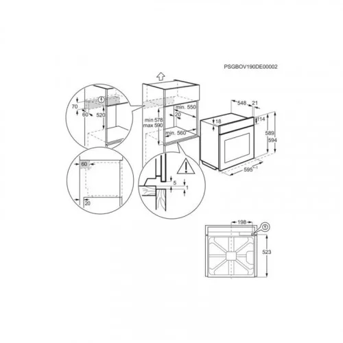 Духовой шкаф с добавлением пара Electrolux EOD6F77WZ 