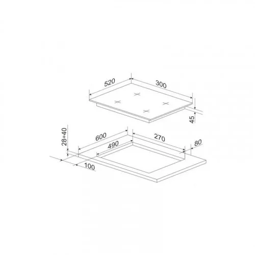 Варочная поверхность HANSA BHKS330300 