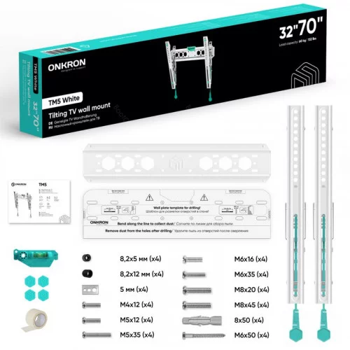 Кронштейн для ТВ ONKRON TM5 белый 