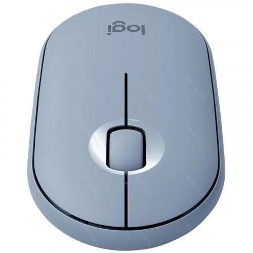 Беспроводная мышь Logitech Pebble M350 Blue Grey (910-005719) 