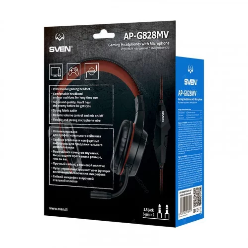 Наушники с микрофоном SVEN AP-G828MV 