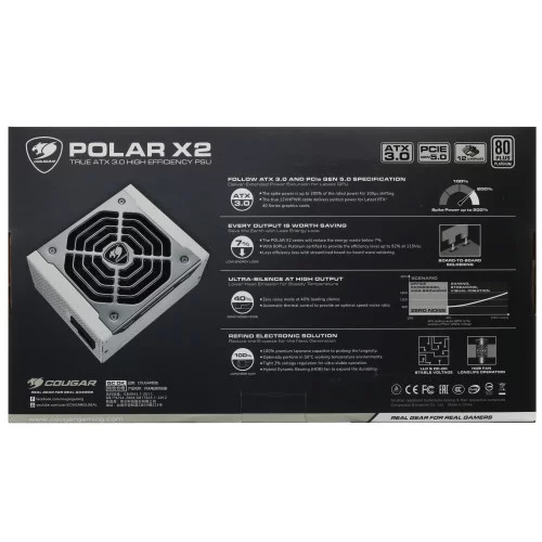 Блок питания Cougar POLAR X2 1200 [31PX120001P01] белый 