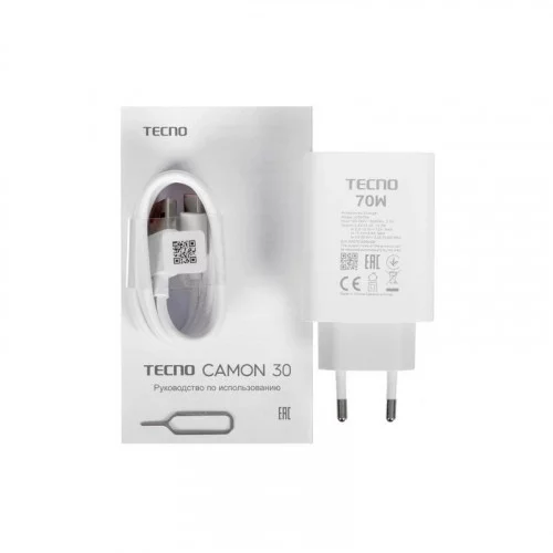 Смартфон Tecno CAMON 30 LTE 6.8” Белый 256 Гб/12 Гб 