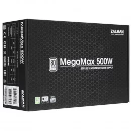 Блок питания ZALMAN MegaMax (TXll) 500W [ZM500-TXII] черный                                                                                                                                                                                               