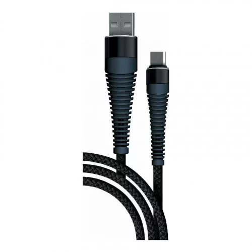 Кабель Borasco Fishbone micro-USB - USB 1 метр черный 