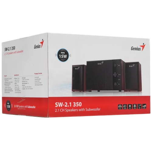 Колонки Genius SW-2.1 350 коричневый 