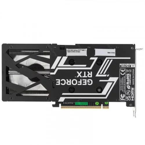 Видеокарта KFA2 GeForce RTX 5060 Ti CORE OC 2FAN LED Black (56IZN8MDCPOK) 