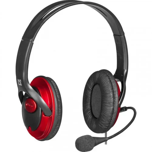 Наушники с микрофоном Defender Phoenix 875 чёрный+красный 