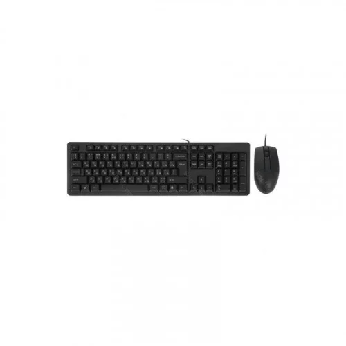 Комплект клавиатура+мышь проводная A4Tech KR-3330S silent 