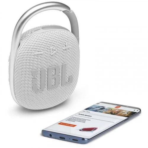 Портативная колонка JBL CLIP 4 WHITE 
