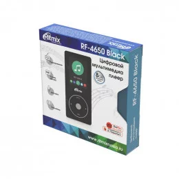 Плеер MP3 RITMIX RF-4650 8GB Black                                                                                                                                                                                                                        