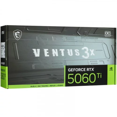 Видеокарта MSI GeForce RTX 5060 Ti VENTUS 3X OC (RTX 5060 Ti 16G VENTUS 3X OC) 
