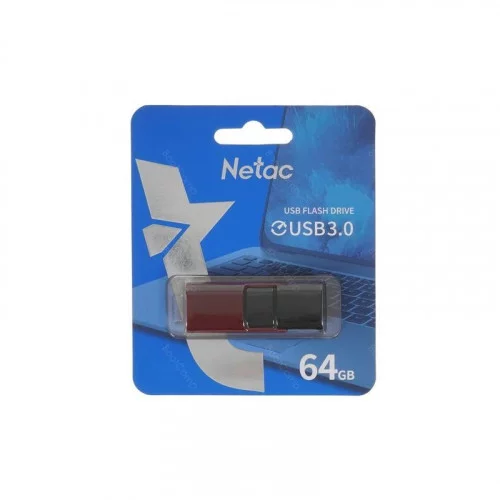 Память USB3.0 Flash Drive 64Gb Netac U182 RED [NT03U182N-064G-30RE] 