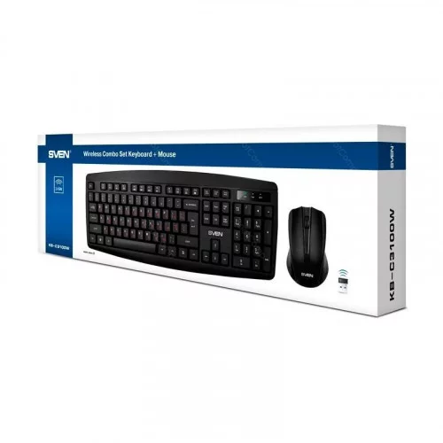 Комплект клавиатура+мышь SVEN KB-C3100W Wireless 