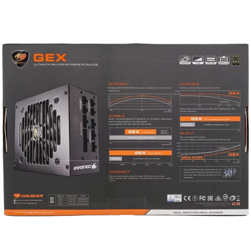 Блок питания Cougar GEX750 [31GE075003P01] черный 