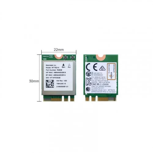 Беспроводной M.2 адаптер Wi-Fi 6, BT 5.2 KS-is KS-579 