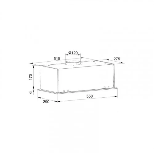 Вытяжка встраиваемая HANSA OMP6251BGH 
