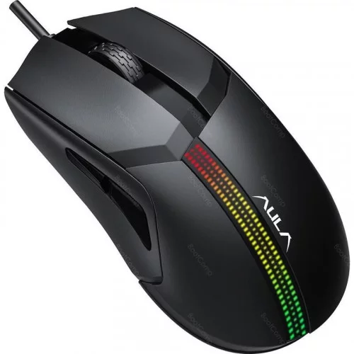 Игровая проводная мышь AULA F813 PRO черная 