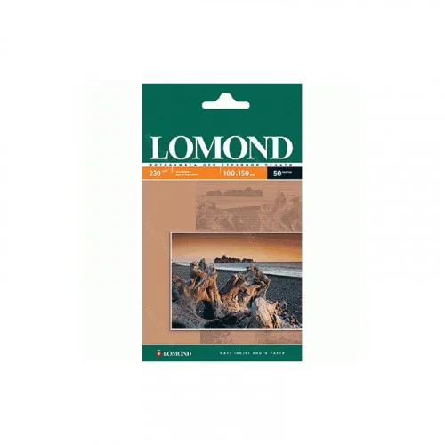 Бумага матовая 10x15 Lomond 230г/м2, 50лист. (0102034) 
