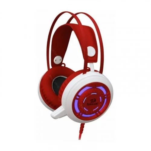 Наушники с микрофоном Defender Redragon Sapphire красный+белый 