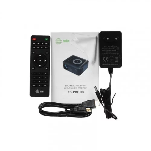 Проектор Cactus CS-PRE.08WT.WXGA белый 
