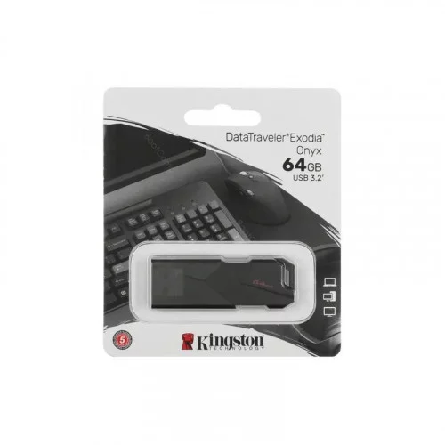 Память USB3.0 Flash Drive 64Gb Kingston DataTraveler Exodia Onyx [DTXON/64GB] 