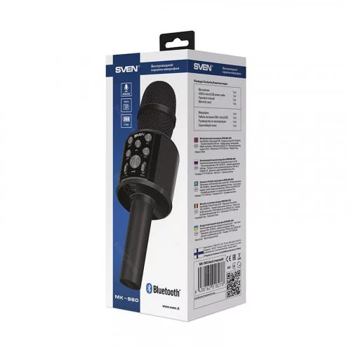Микрофон для караоке SVEN MK-960 Black 