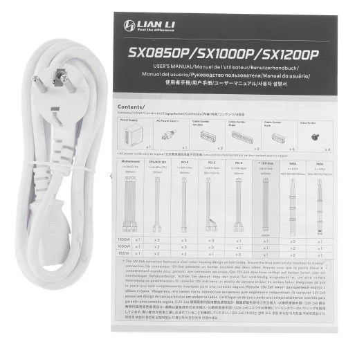 Блок питания LIAN LI SX 1000P [G9P.SX1000P.W000.RU] белый 