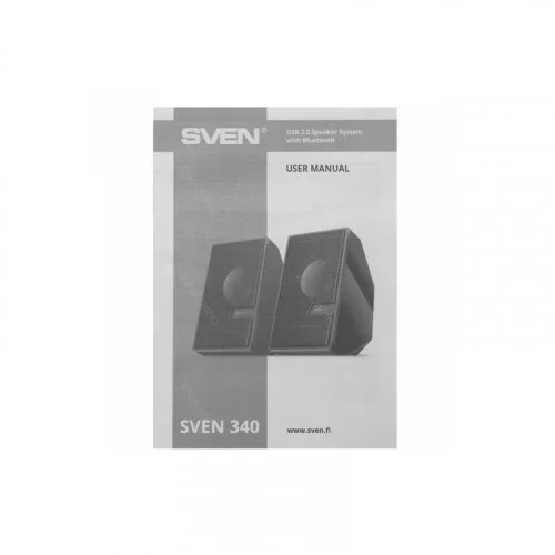 Колонки 2.0 SVEN 340 Чёрный 