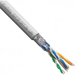 Кабель Exegate SFTP CAT 5E 305м, PVC, серый (EX281809RUS)                                                                                                                                                                                                 