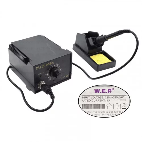 Паяльник W.E.P 936A 60Вт антистатический 