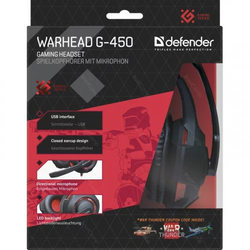Наушники с микрофоном Defender Warhead G-450 