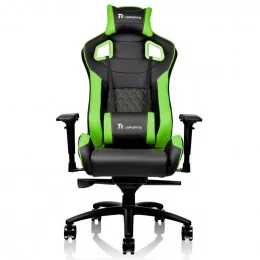 Игровое кресло Thermaltake GTF100 чёрно-зеленое                                                                                                                                                                                                           