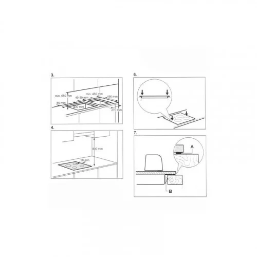 Поверхность газовая Electrolux EGC3322NVK 