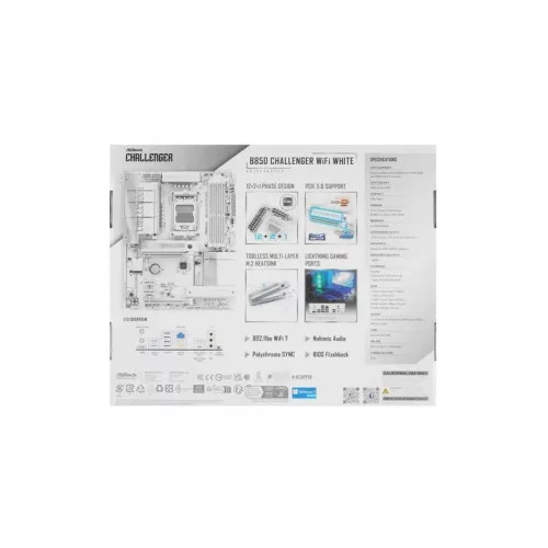 Материнская плата ASRock B850 Challenger WiFi White 